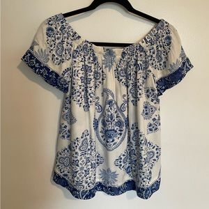 Women’s Off the Shoulder LUCKY BRAND top SZ XS